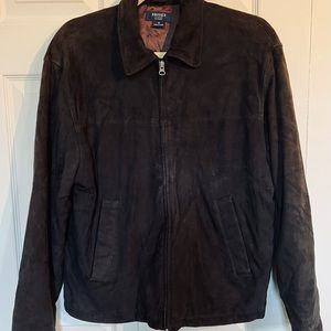 Brooks Brother’s Suede Bomber Jacket